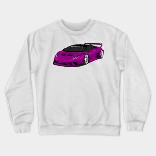 lamborghini huracan PURPLE Crewneck Sweatshirt